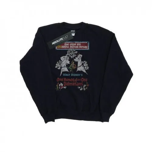 101 Dalmatians Womens/Ladies Retro Poster Sweatshirt