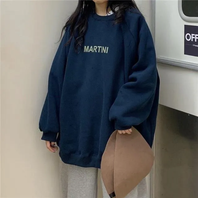 deanwangkt Hoodies Women Chic Letter High Street All-match Simple Unisex Couples Oversized Sweatshirt Thicker Soft Fall Basic Lady Clothing