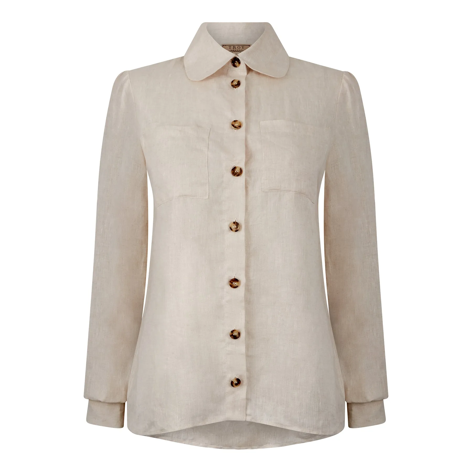 Fine Linen Shirt in Cream