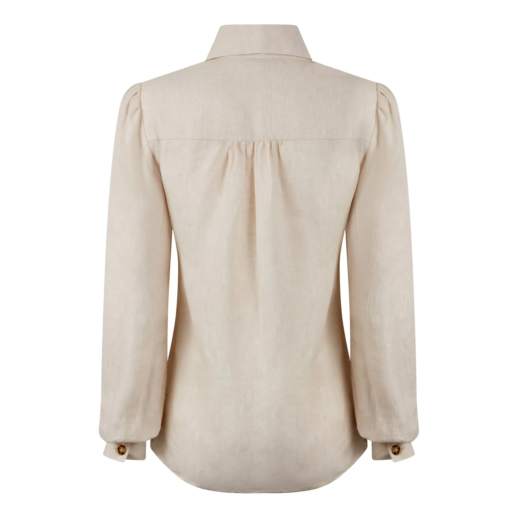 Fine Linen Shirt in Cream