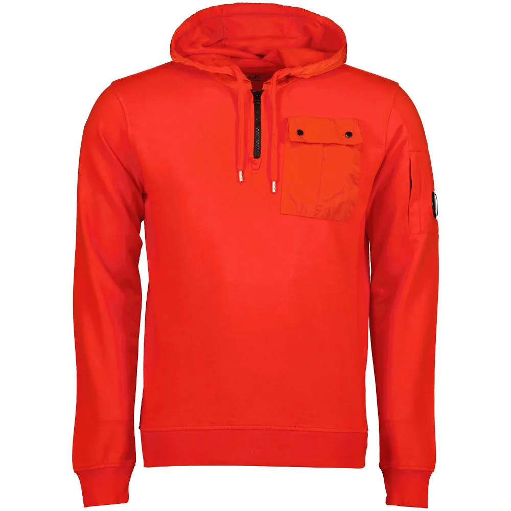 Junior Mixed Quarter Zip Lens Hoodie