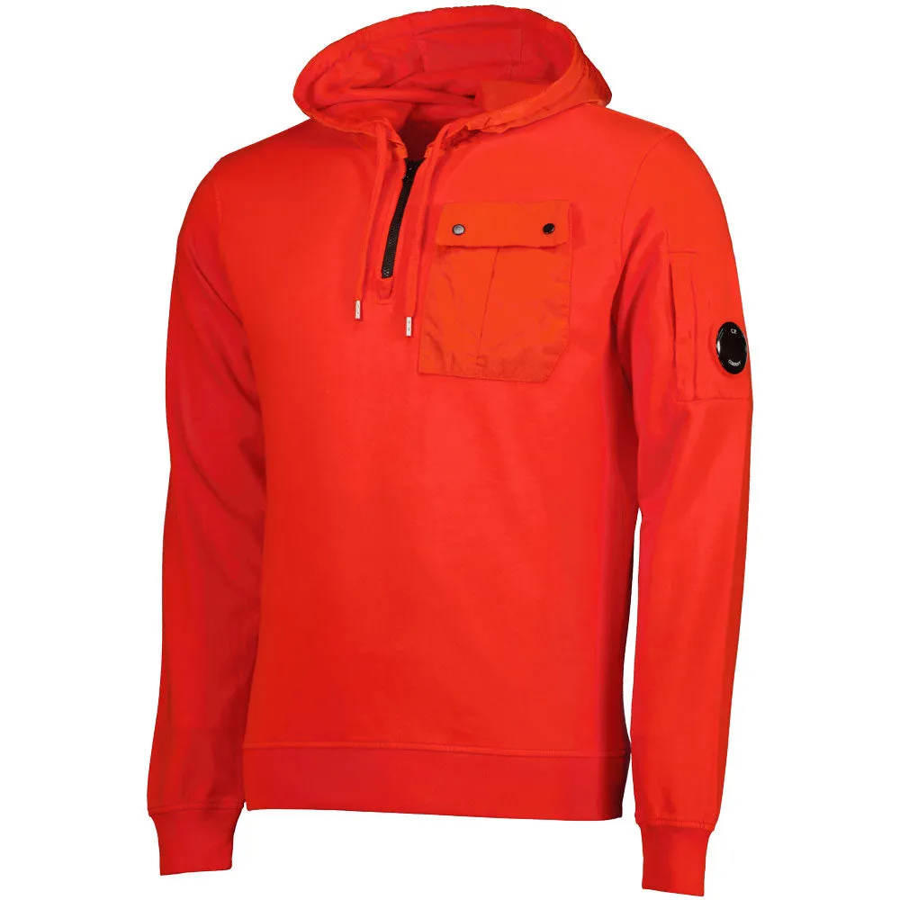 Junior Mixed Quarter Zip Lens Hoodie