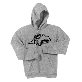 Kentucky Rebel Wranglers Black Logo Sweatshirts