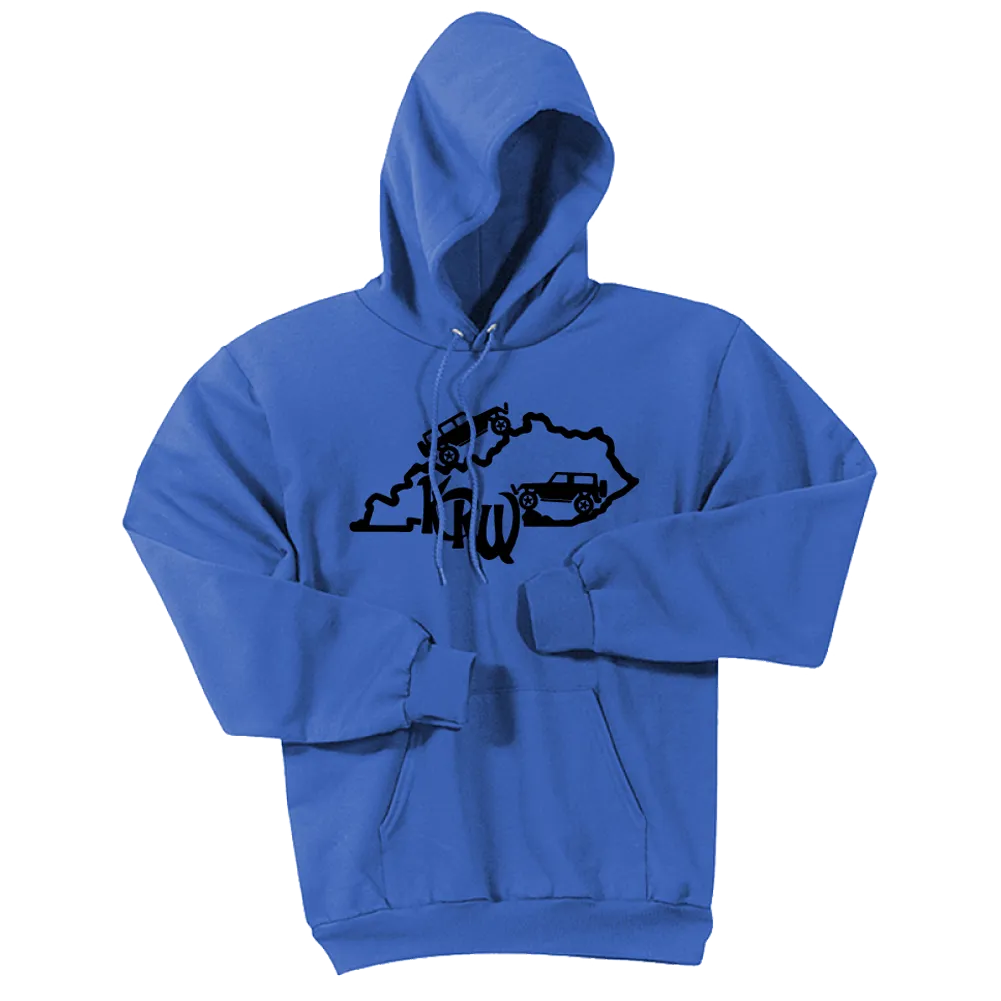 Kentucky Rebel Wranglers Black Logo Sweatshirts