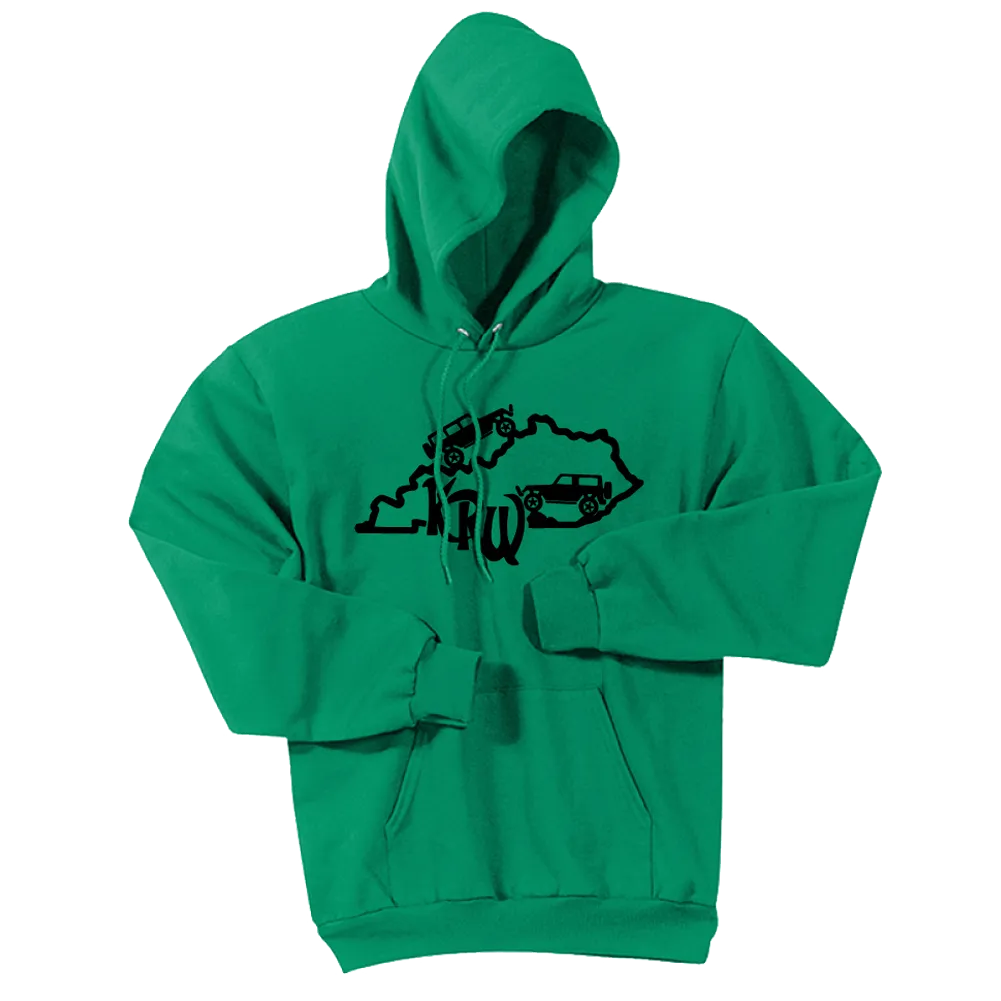 Kentucky Rebel Wranglers Black Logo Sweatshirts