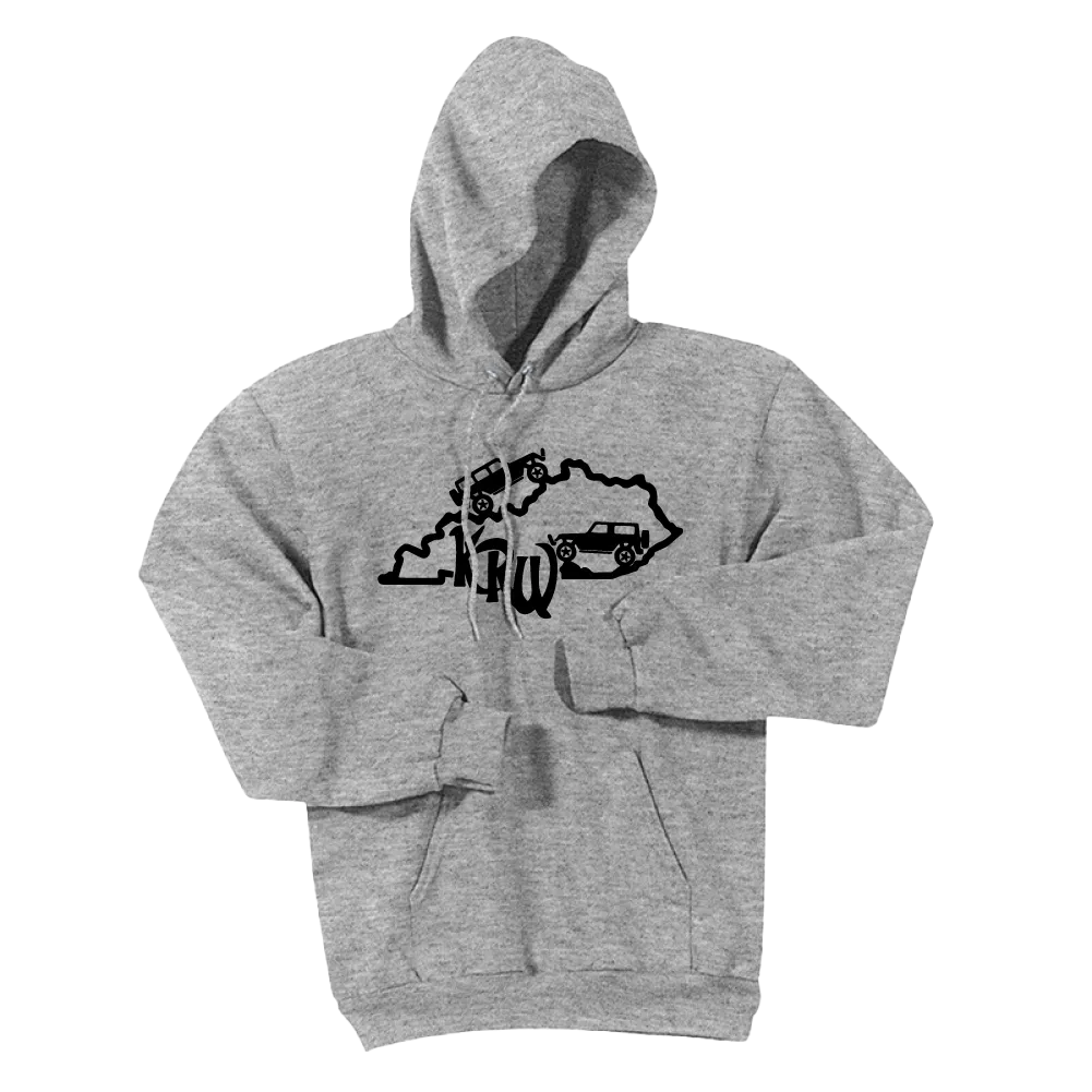 Kentucky Rebel Wranglers Black Logo Sweatshirts
