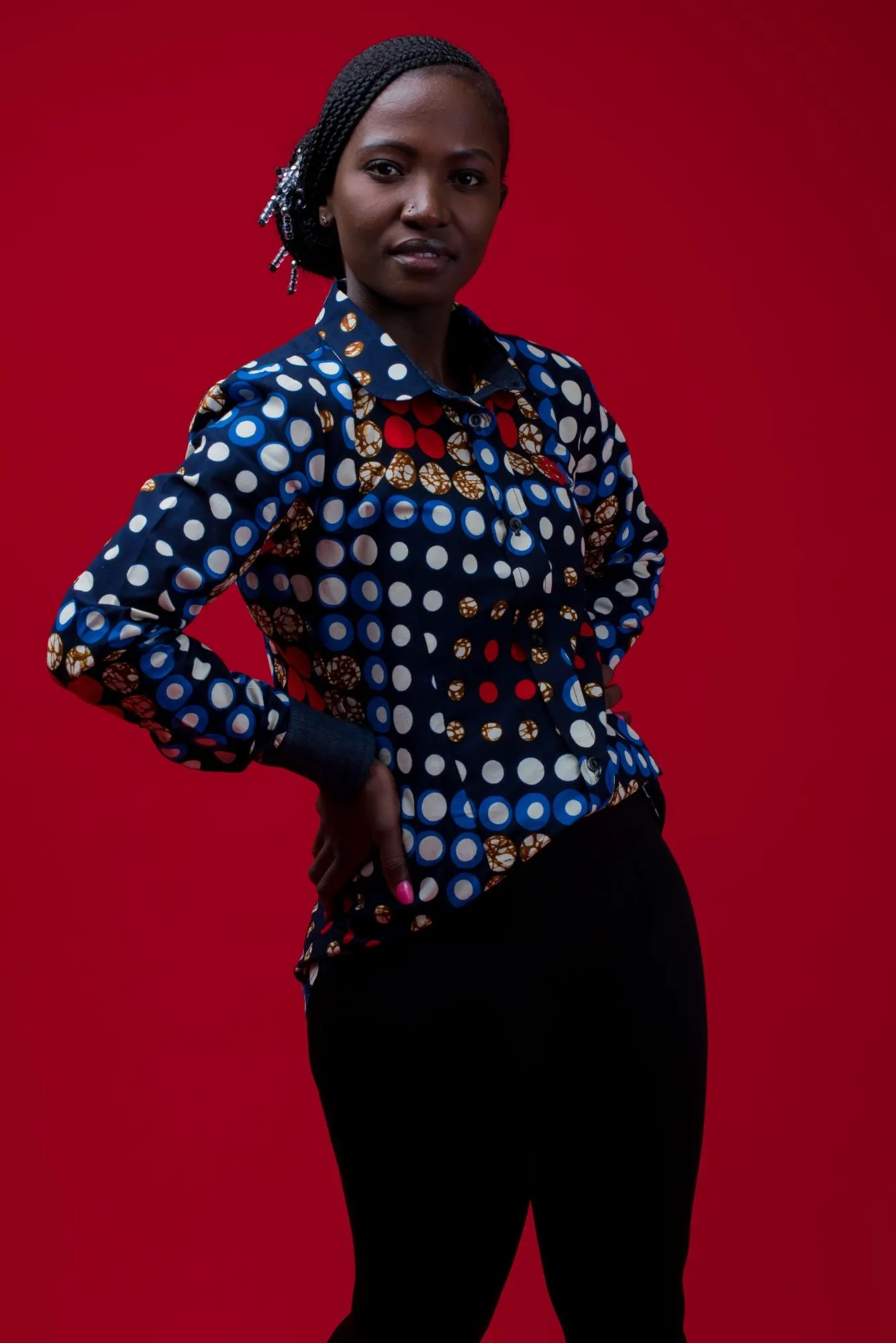 Ladies - Domino Denim Shirt.2
