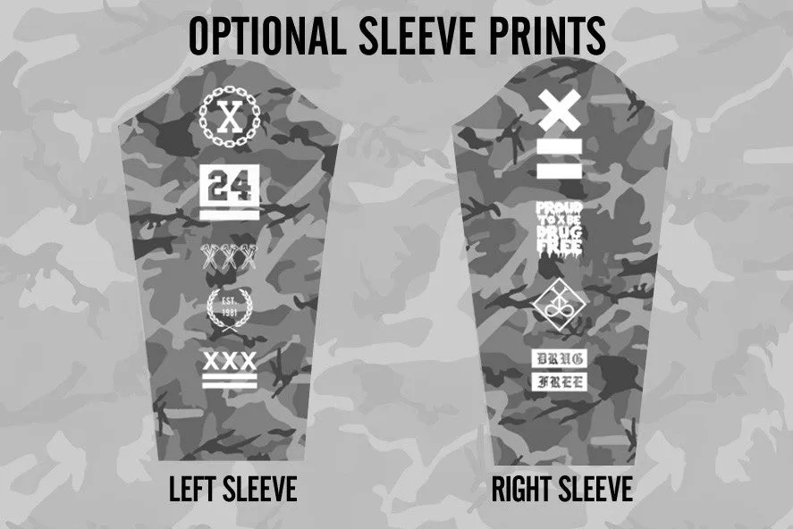 Ladies Winter Camo Windbreaker