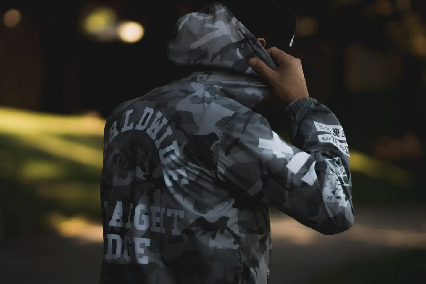 Ladies Winter Camo Windbreaker