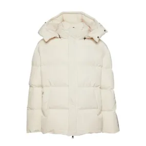 MSGM Cream Fantastic Green Padded Jacket