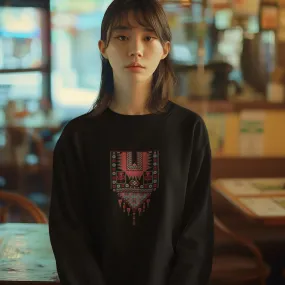 Palestine Tatreez 2 Sweatshirt