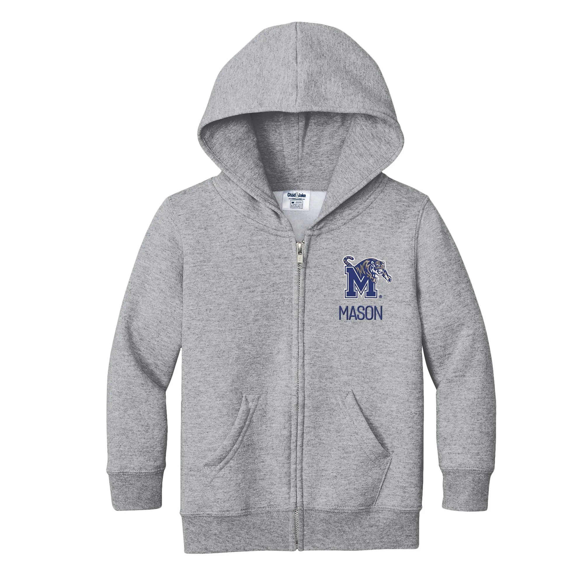 Personalized Memphis Tigers Toddler Full-Zip Sweatshirt
