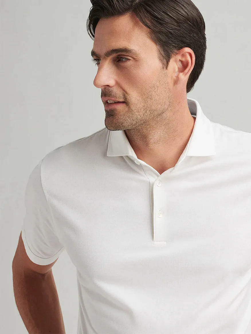 Peter Millar Excursionist Flex Polo in White