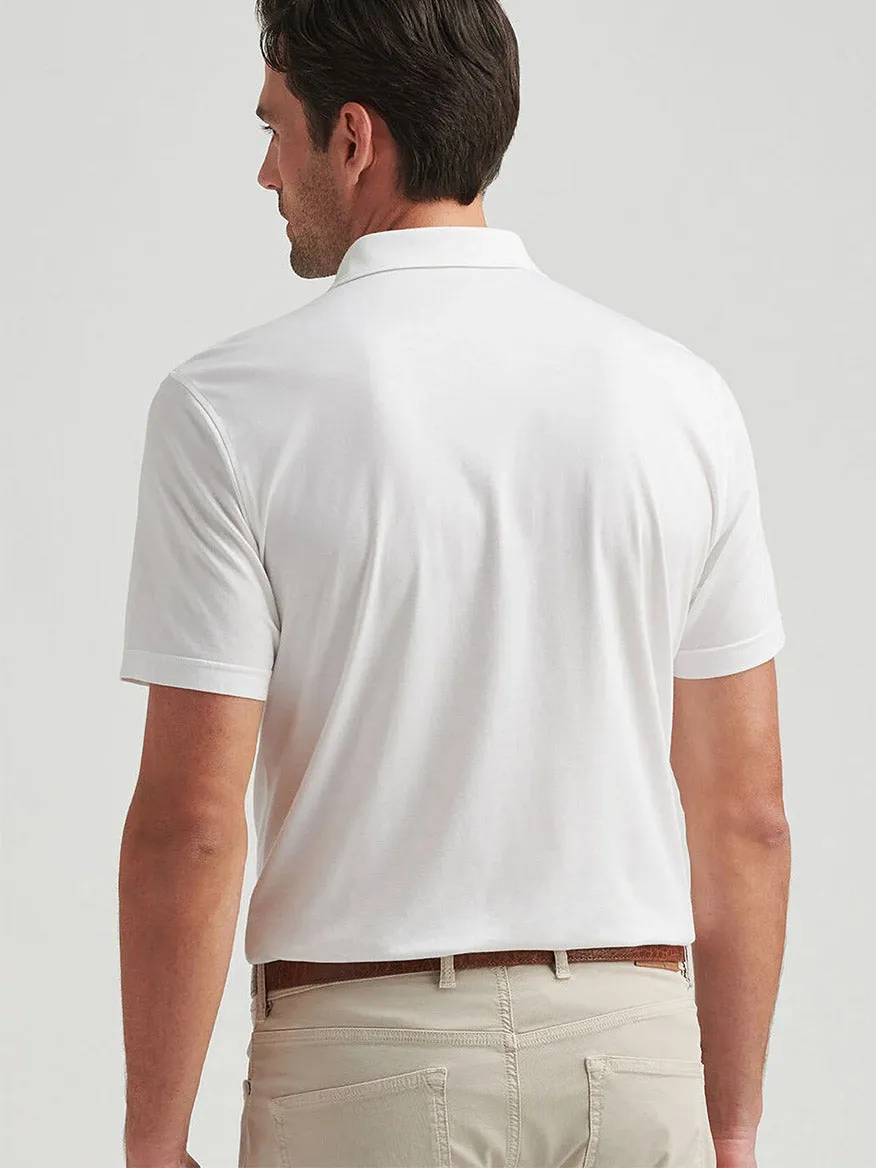 Peter Millar Excursionist Flex Polo in White
