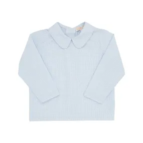 Peter Pan Collar Shirt & Onesie (Long Sleeve Woven) Get in Line