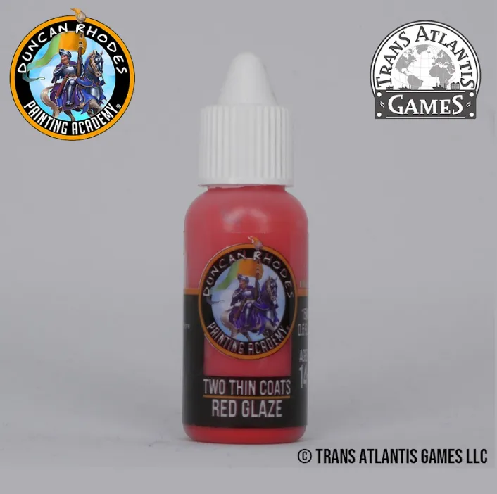 Red Glaze - Two Thin Coats