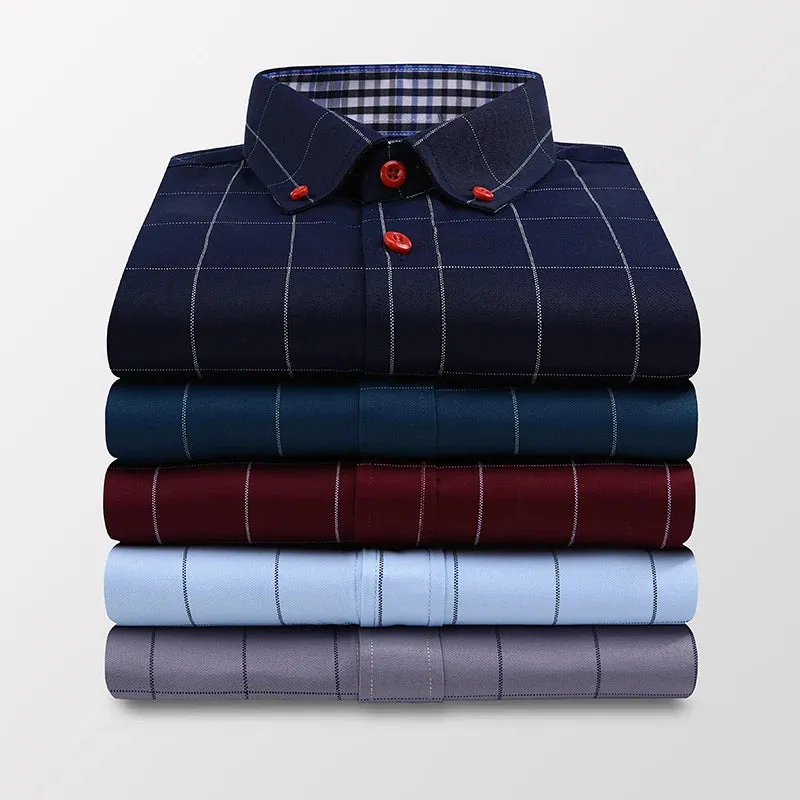 Summer Casual Men's Plaid Short Sleeve Shirt