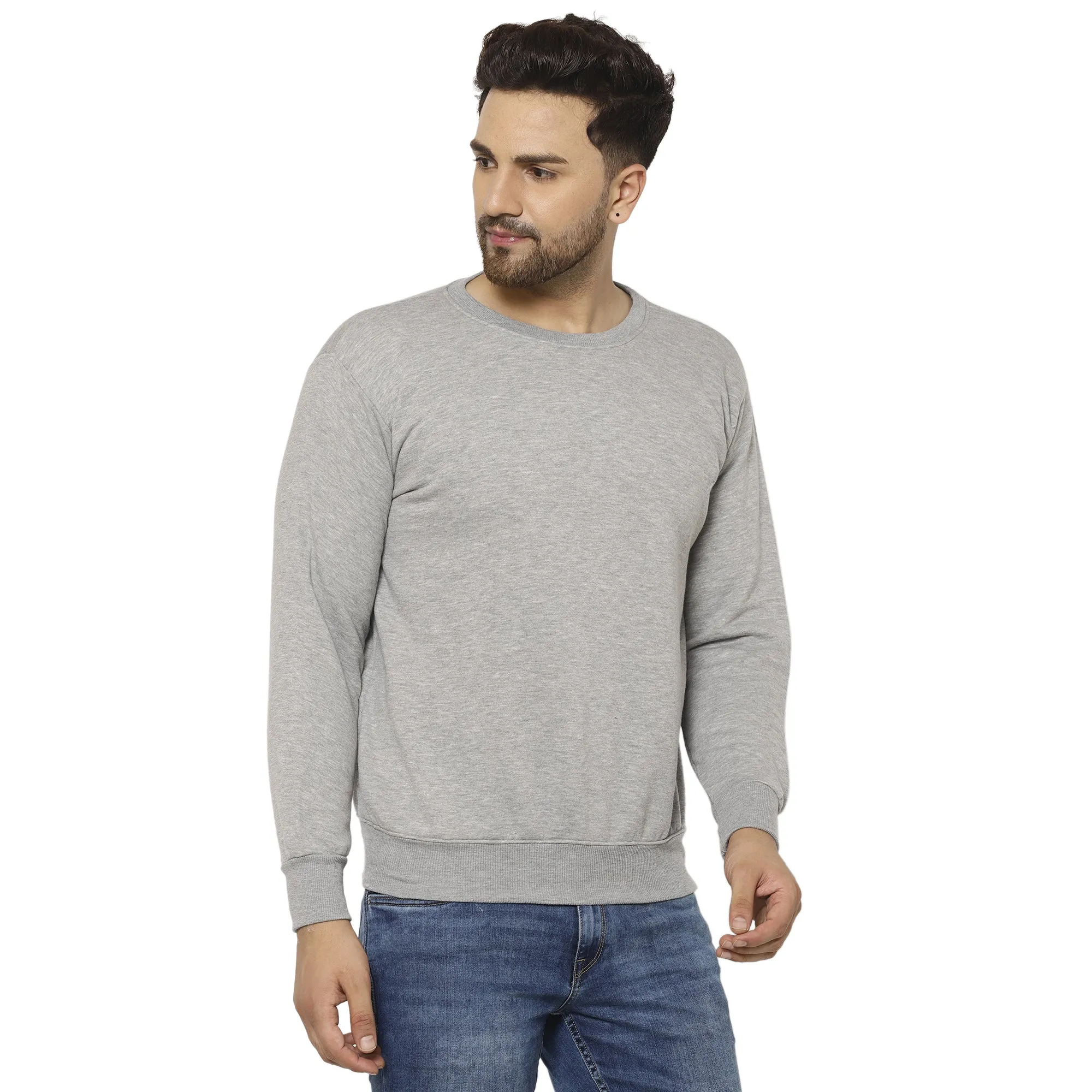 Vimal Jonney Fleece Round Neck Sweatshirt for Men
