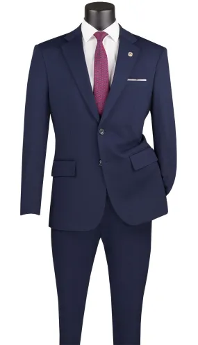 Vinci  SDX-3-NVY Mens Suit