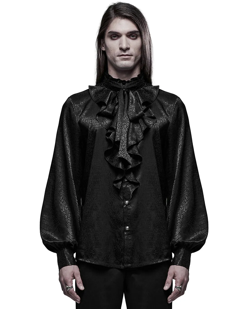 WY-1327 Columbus Mens Shirt - Black